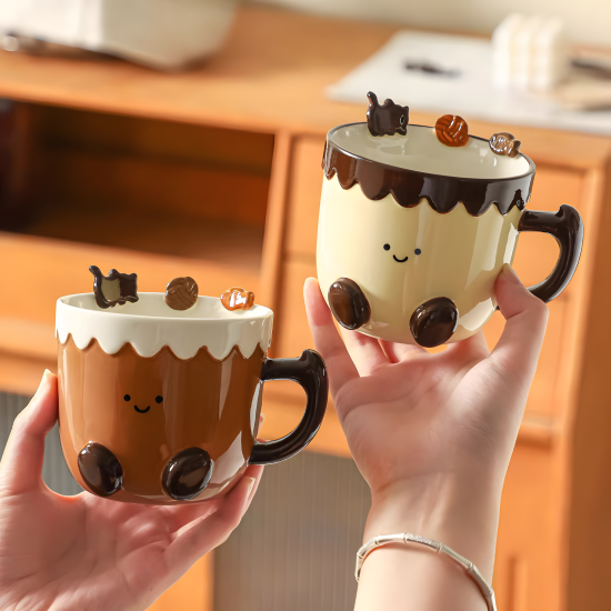 Porcelain Mug & Saucer